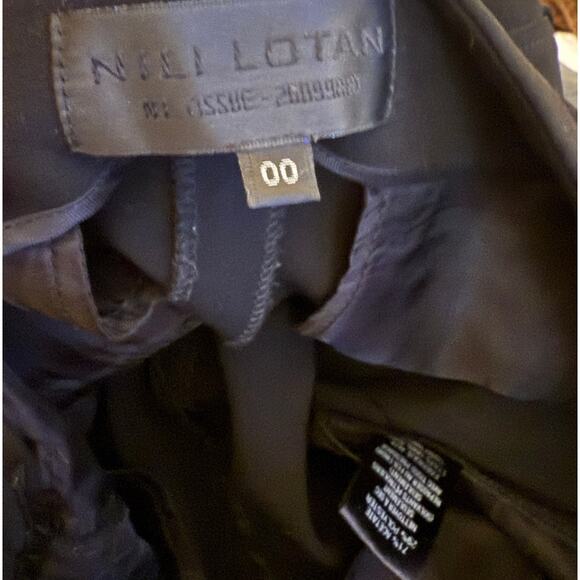 NEW! Nili Lotan XS PARIS Dress Pants $495 Drop Crotch Slouchy Trouser Black 00 - Picture 10 of 10